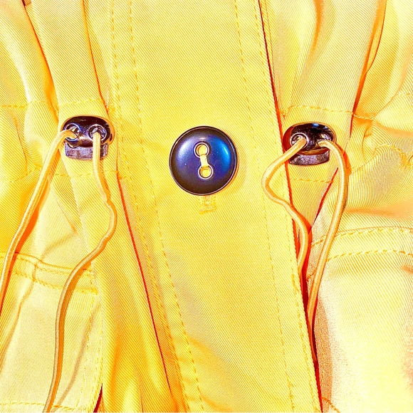 Ruby Rd. Bright Yellow Drawstring Utility Jacket - Picture 14 of 14